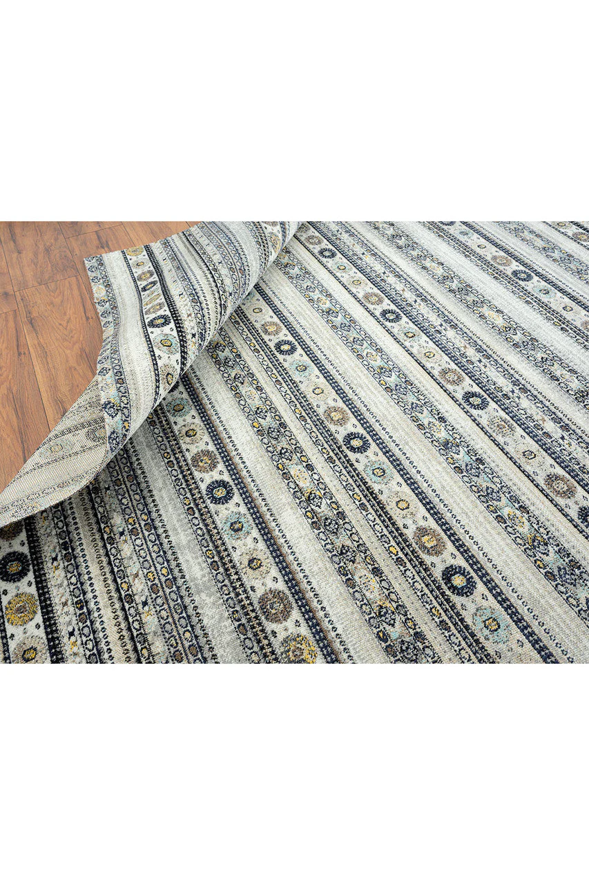 24-Seven- Le Souk Blue/Grey Rug - Image 5