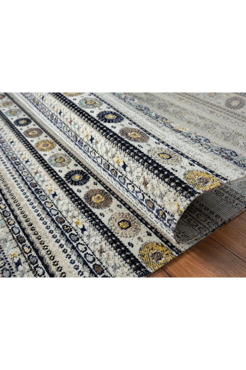 24-Seven- Le Souk Blue/Grey Rug - Image 9