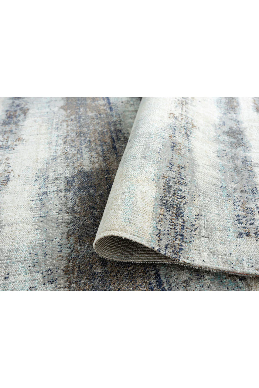 24-Seven- Shibori Blue/Grey Rug - Image 2