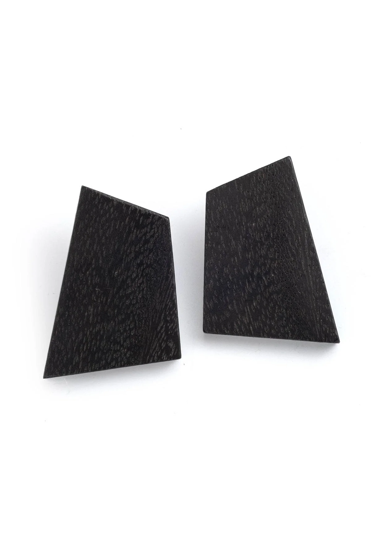 Acacia Wood Geometric Earrings