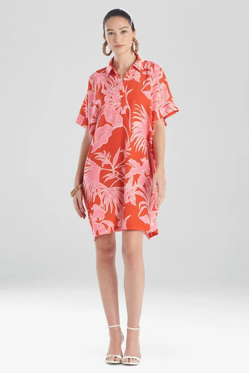 Aiko Printed CDC Caftan Dress - Image 10