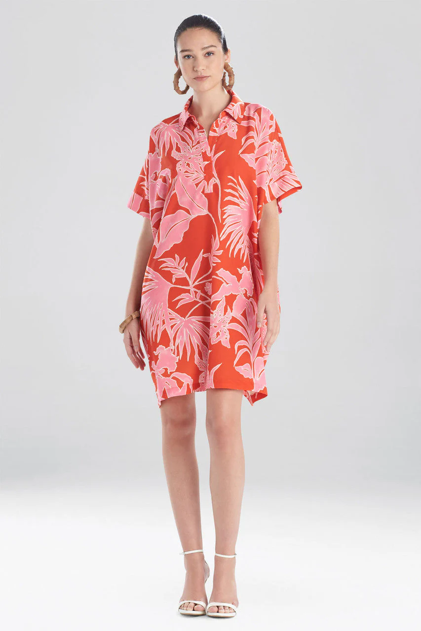 Aiko Printed CDC Caftan Dress - Image 2