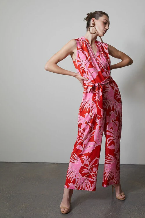 Aiko Printed CDC Mandarin Jumpsuit - Image 9
