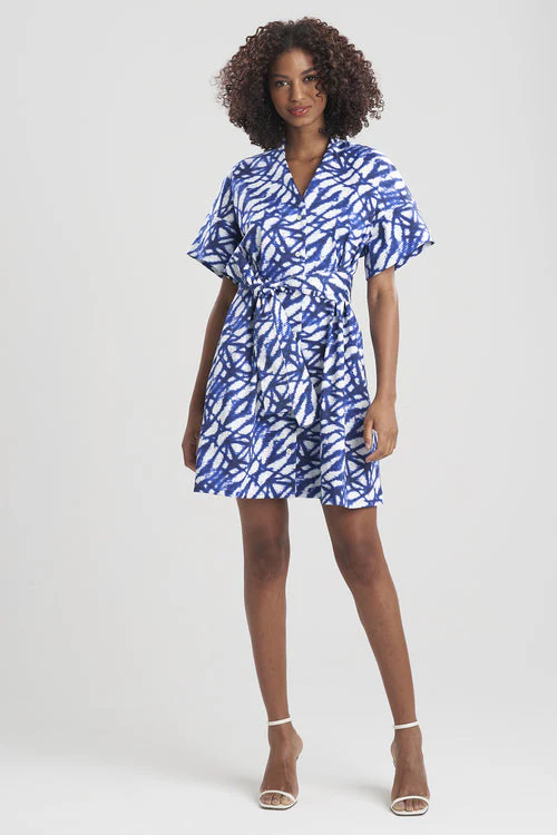 Akira-Cotton Sateen Mandarin Shirtdress - Image 6