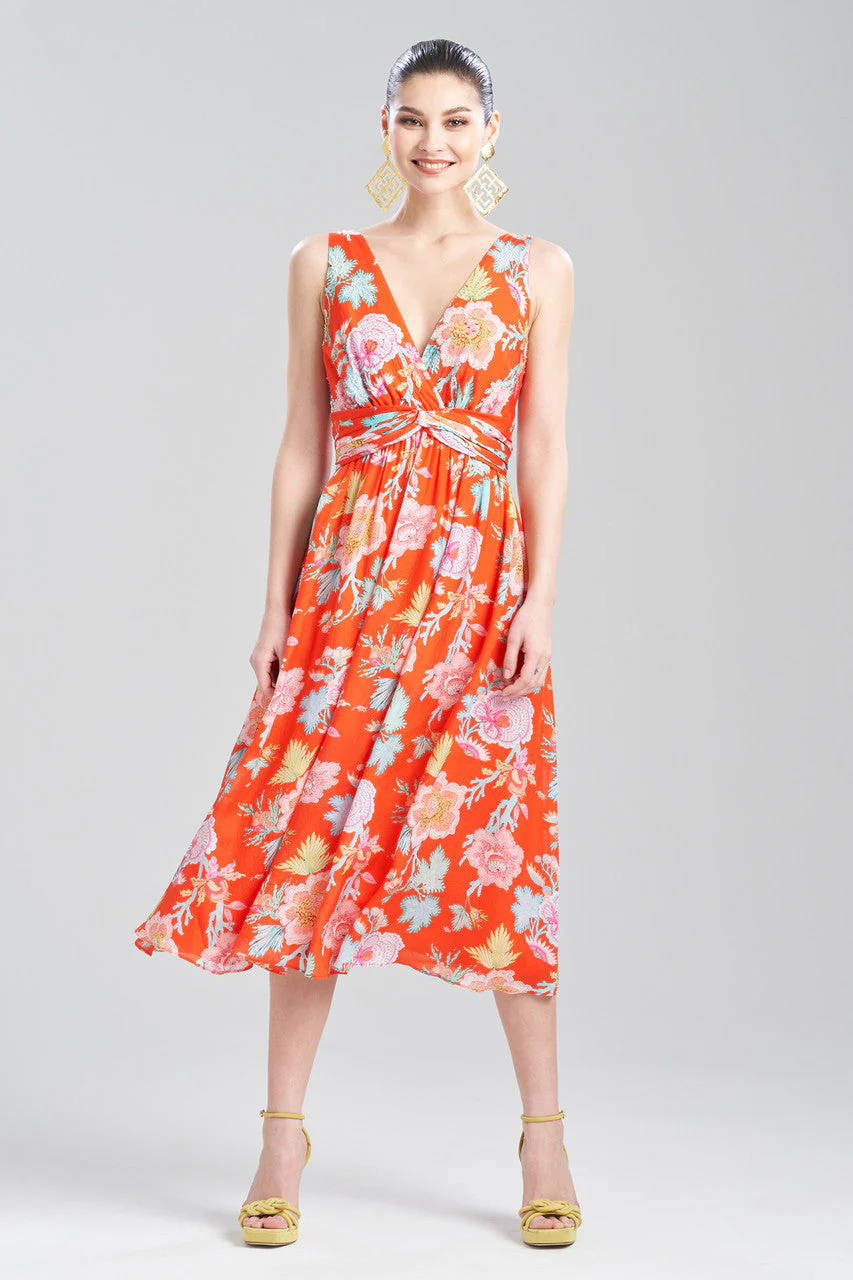 Amanpulo Obi Silk Beaded  Dress