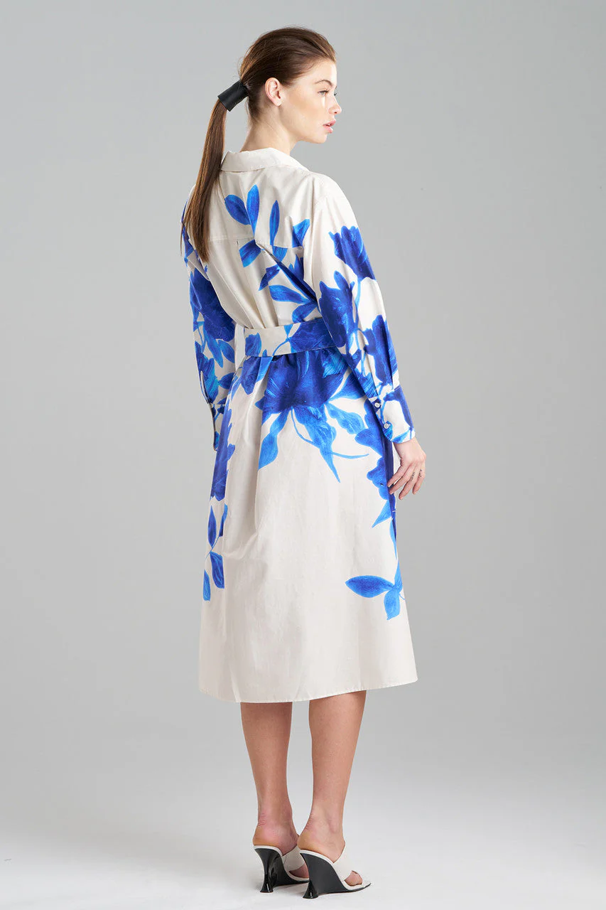 Andora Printed Cotton Poplin Oversized Shirtdress - Image 2