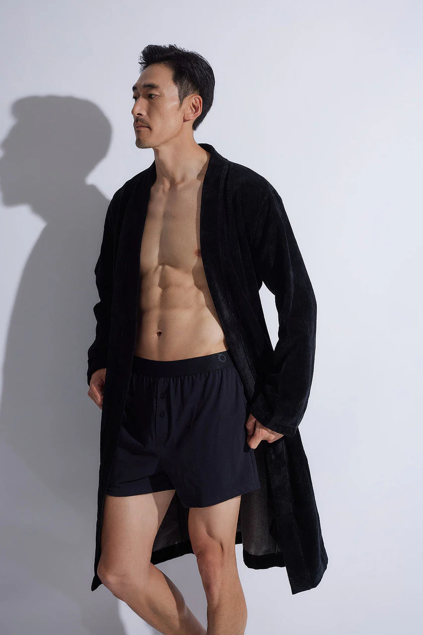 Araw French Terry Dragon Jacquard Robe - Image 6