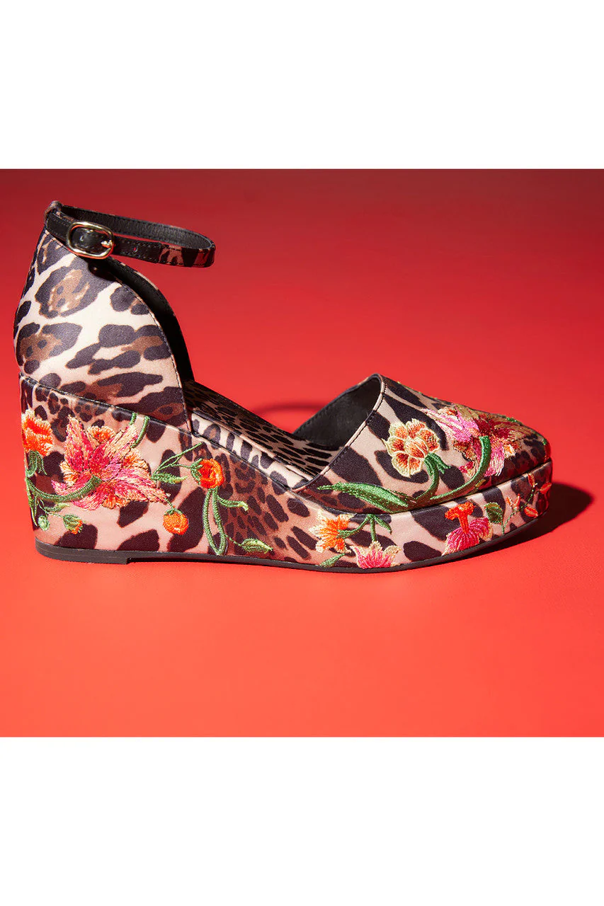 Artsy Chikayo Satin Embroidery Espadrille - Image 11