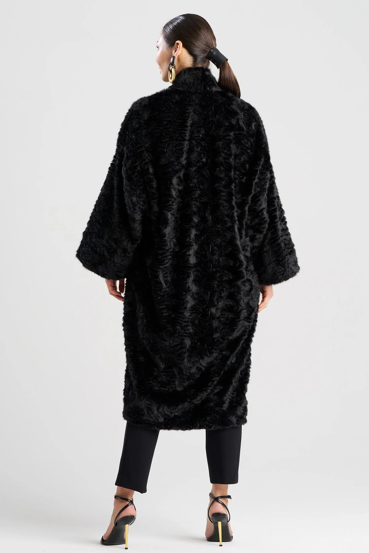Astrakhan Faux Fur Coat - Image 3