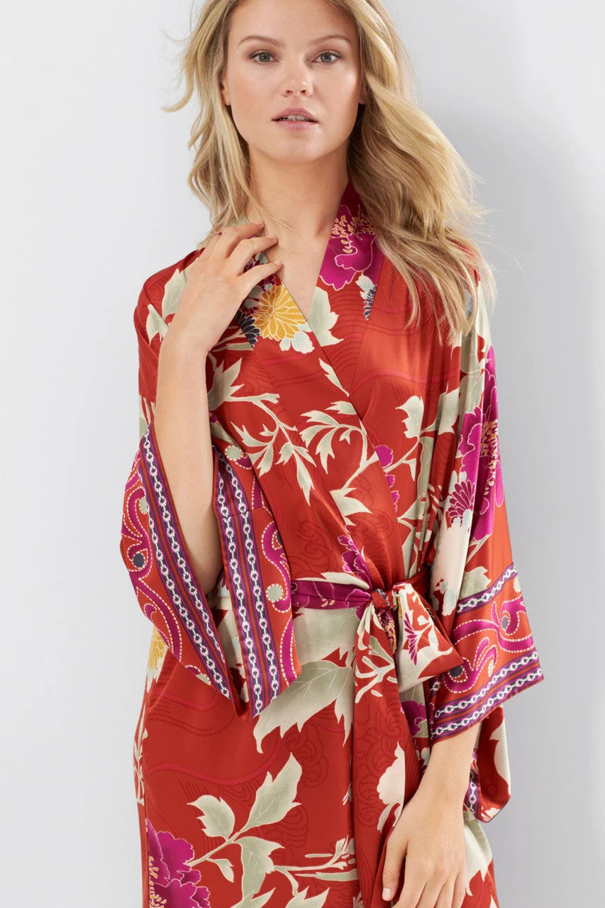Auburn Floral Robe - Image 3
