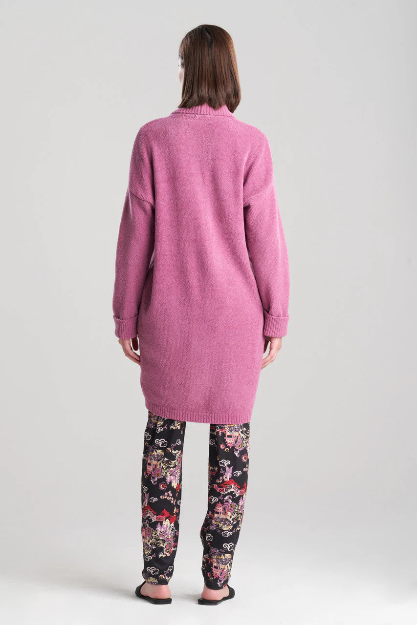 Aura Solid Chenille Cardigan - Image 3