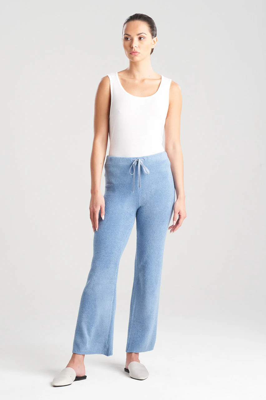 Aura Solid Chenille Straight Leg Pants