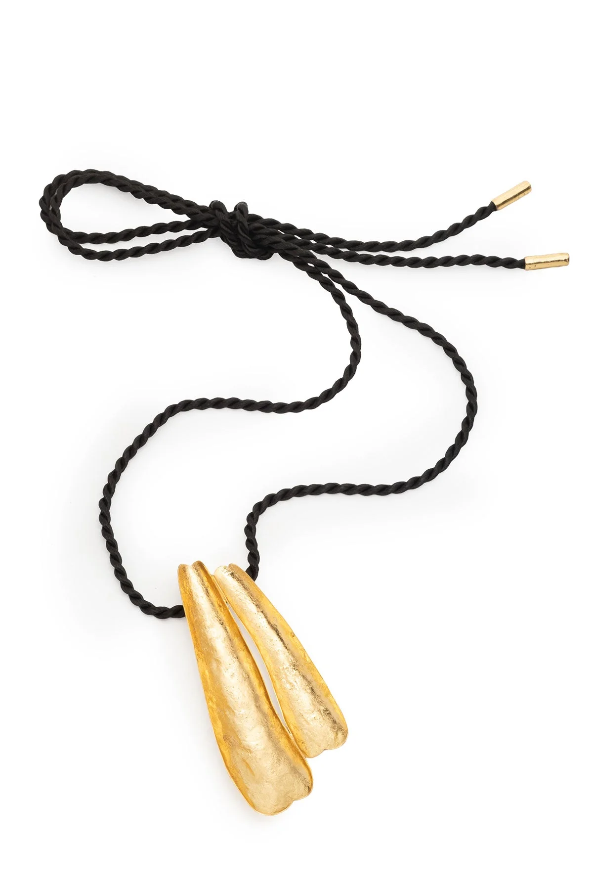 Aurea Gold Plated Pendant Rope Necklace