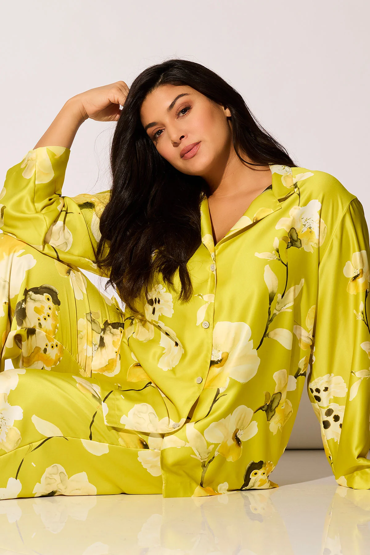 Aurelia Charmeuse Notch PJ Set - Image 6