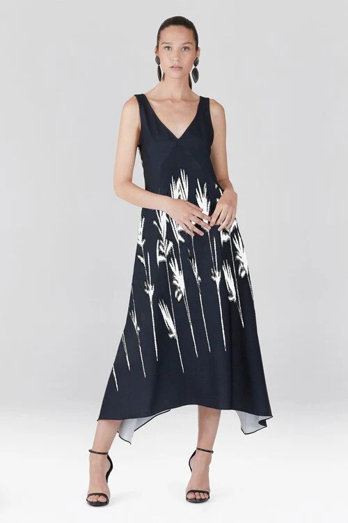 Bamboo Fluid Crepe Slip Dress - Image 10