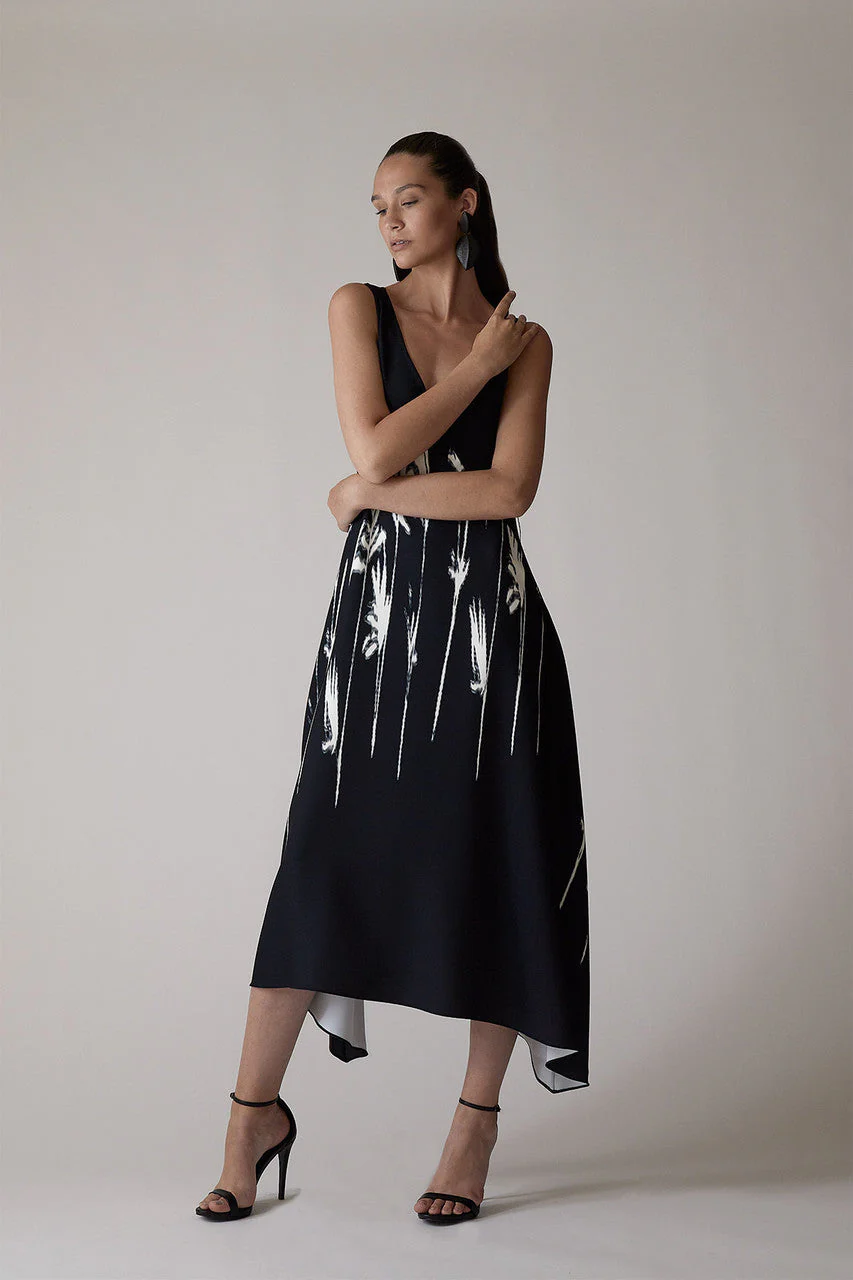 Bamboo Fluid Crepe Slip Dress - Image 4