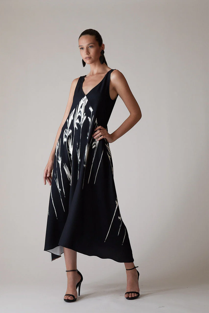 Bamboo Fluid Crepe Slip Dress - Image 5