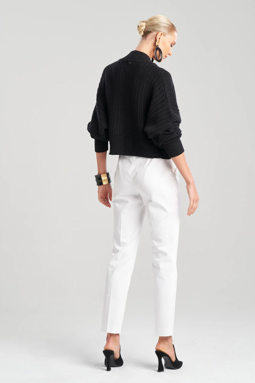 Beijing Textured Knit Crop Cardigan - Image 2