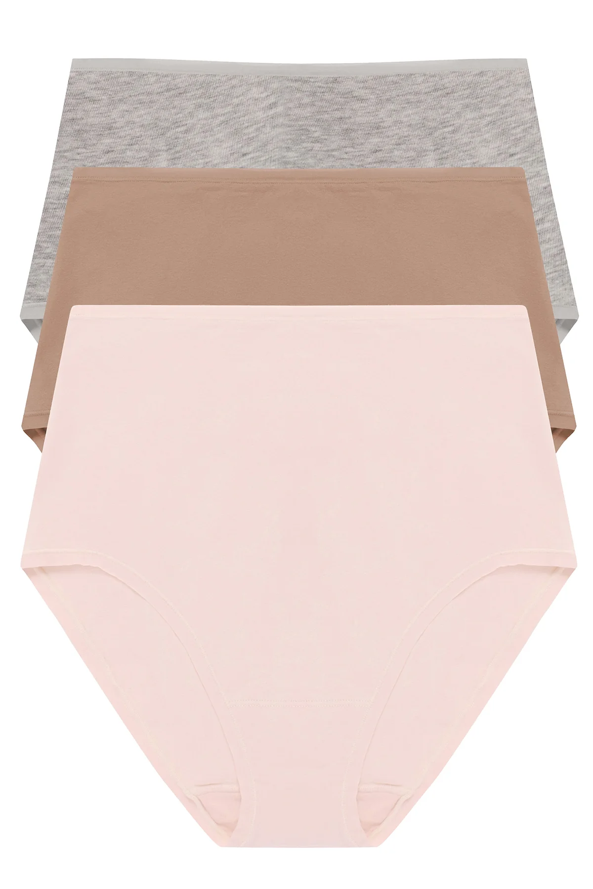 Bliss Bare Cotton High Waist Brief 3-Pack