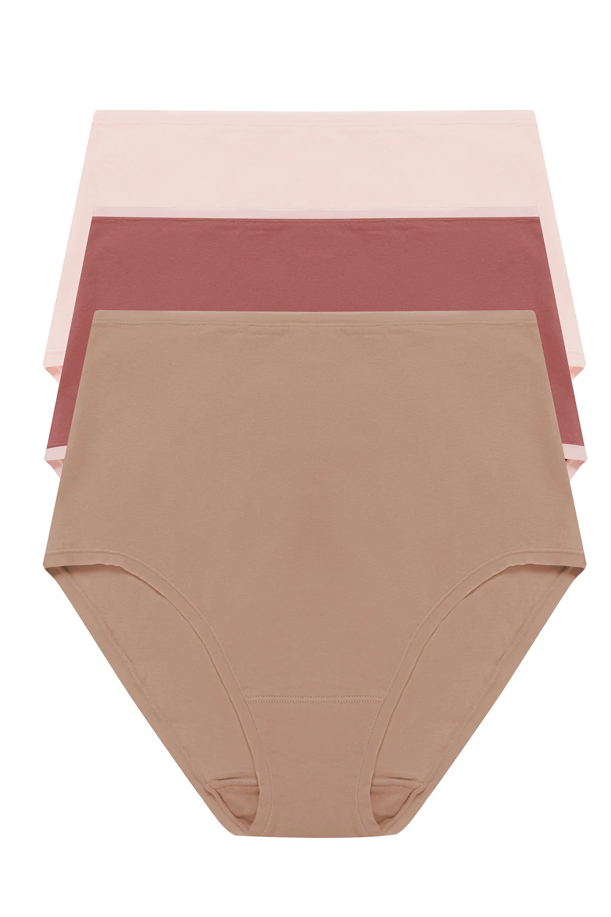 Bliss Bare Cotton High Waist Brief 3-Pack