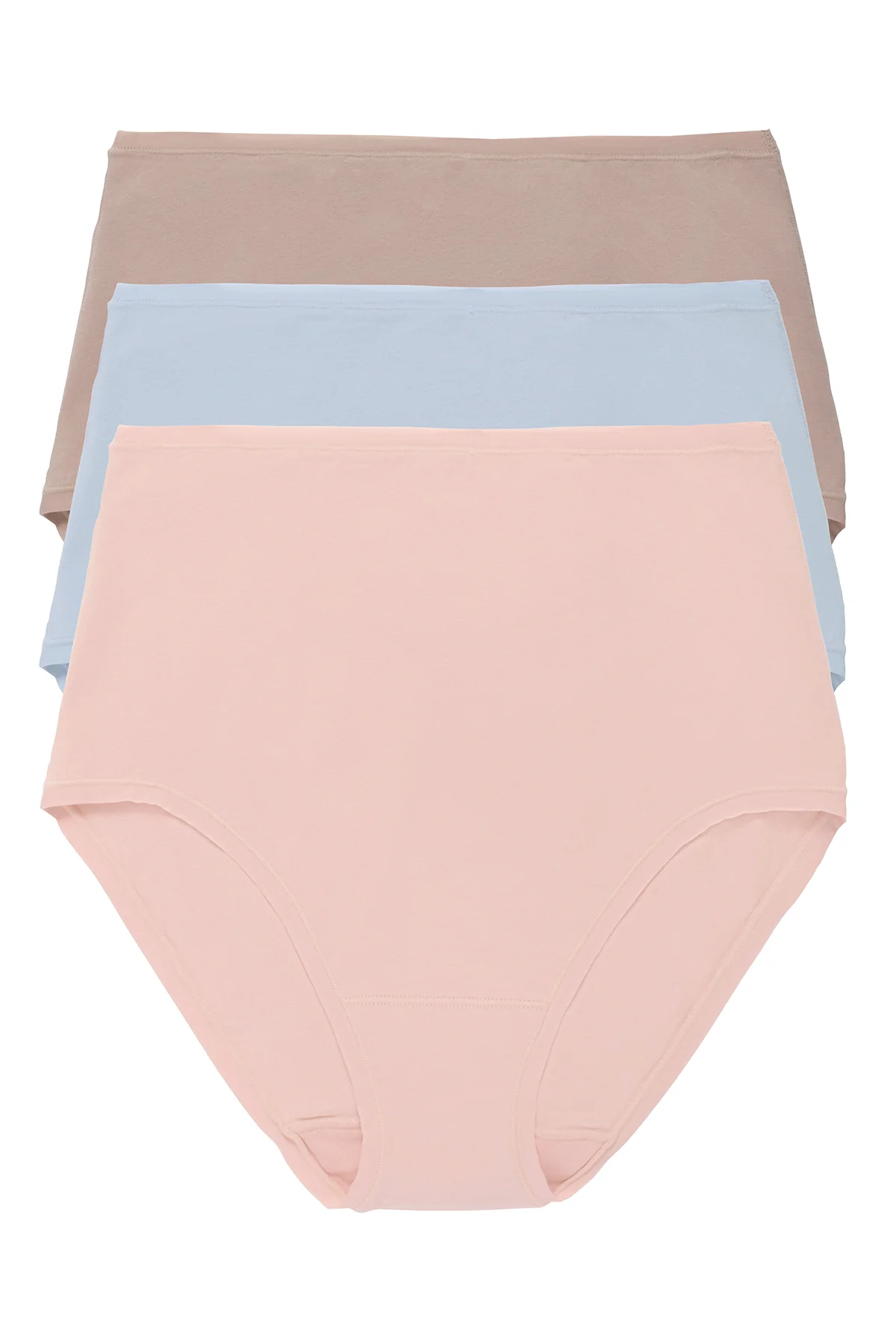 Bliss Bare Cotton High Waist Brief 3-Pack