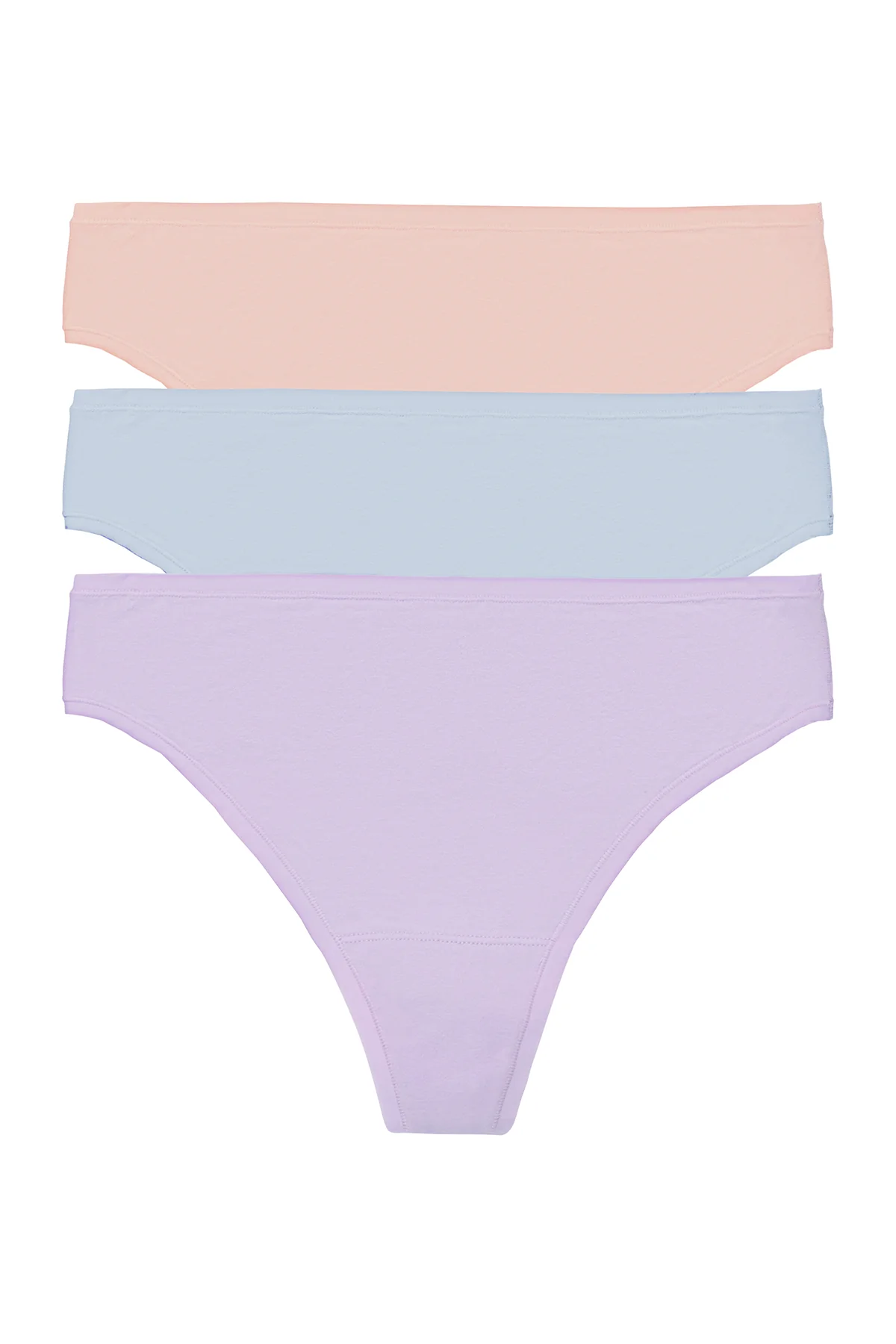 Bliss Bare Cotton Thong 3-Pack