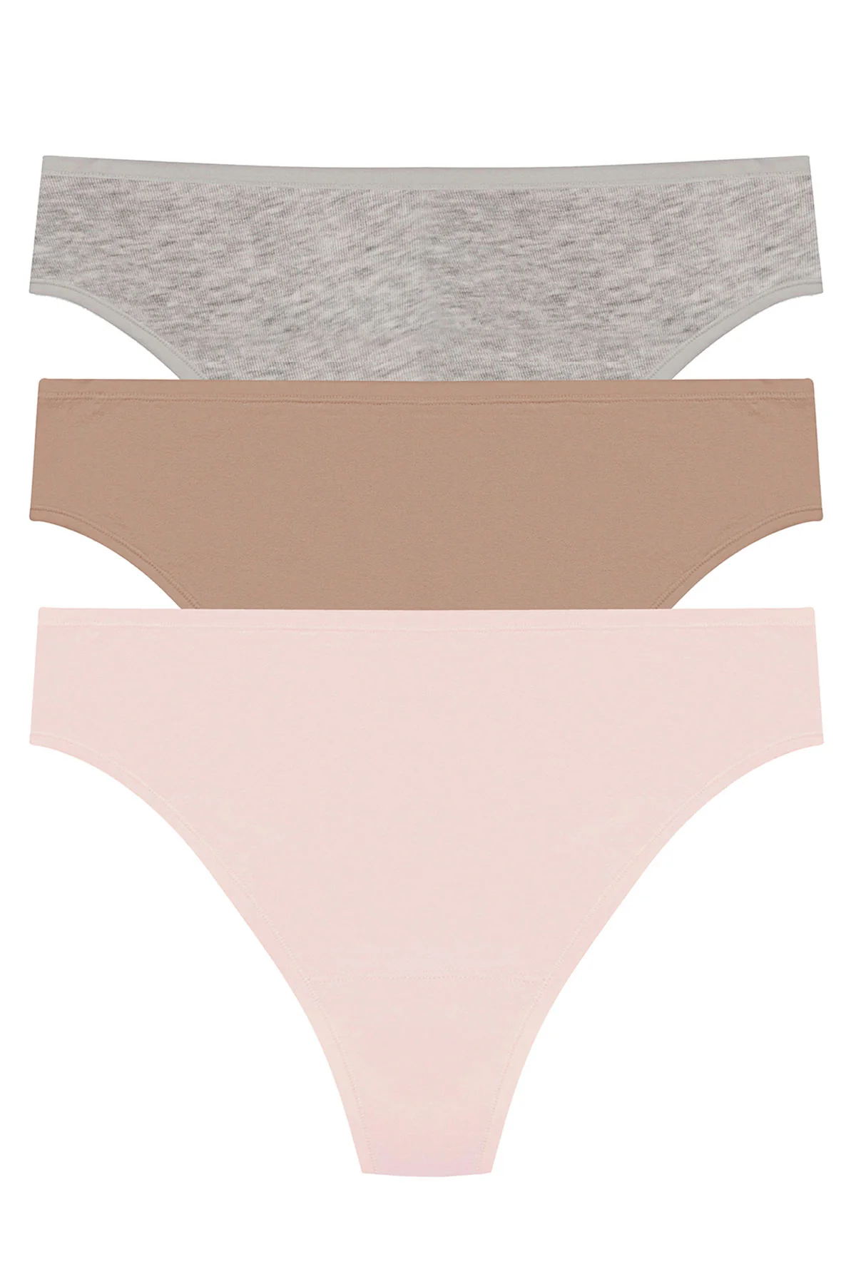 Bliss Bare Cotton Thong 3-Pack