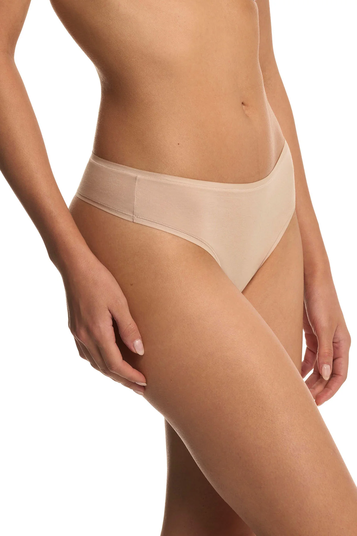 Bliss Bare Cotton Thong - Select Colors - Image 3