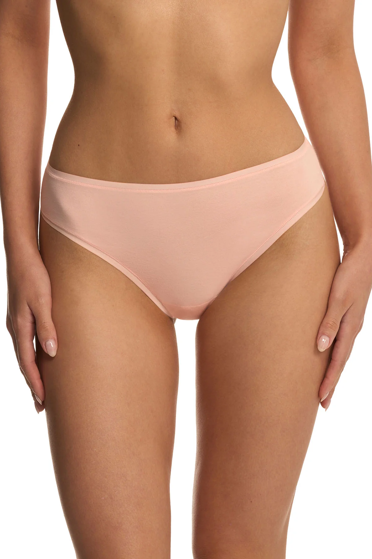 Bliss Bare Cotton Thong - Select Colors - Image 2