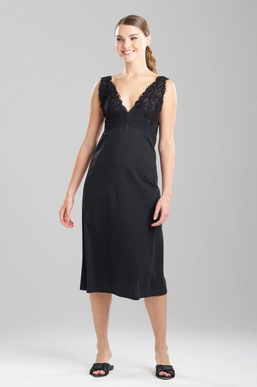 Bliss Harmony Lace V-Neck Slip Dress - Image 3