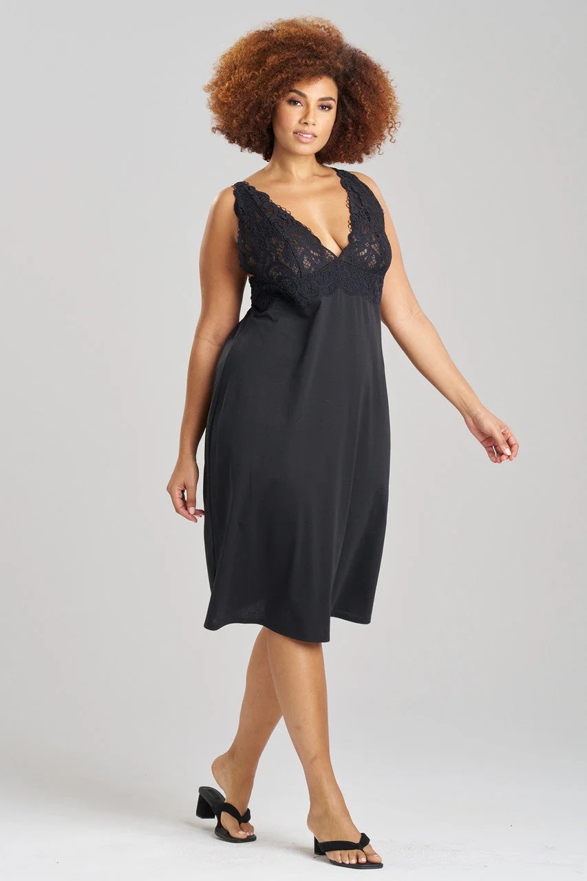 Bliss Harmony Lace V-Neck Slip Dress - Image 5