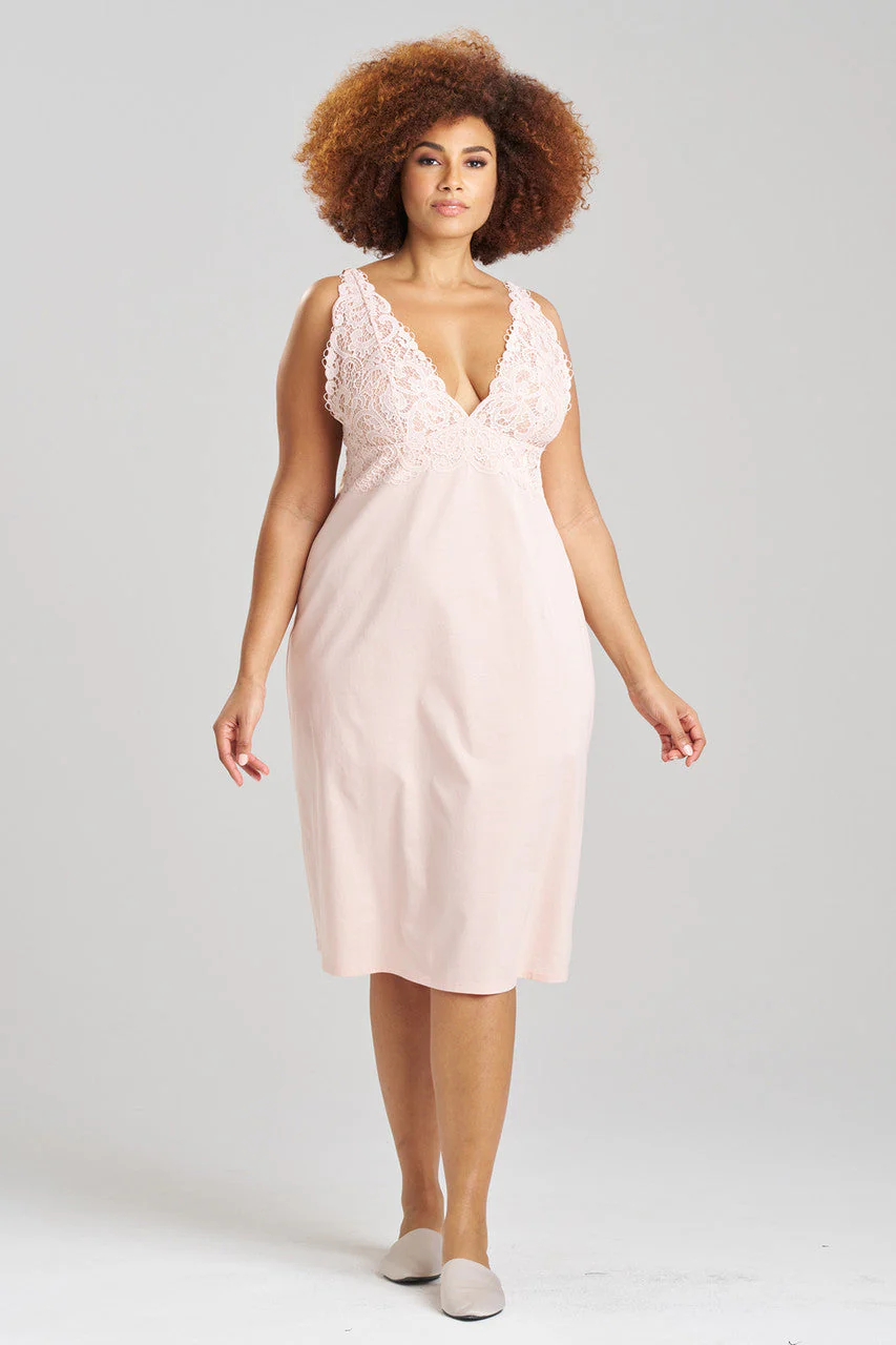 Bliss Harmony Lace V-Neck Slip Dress - Image 3