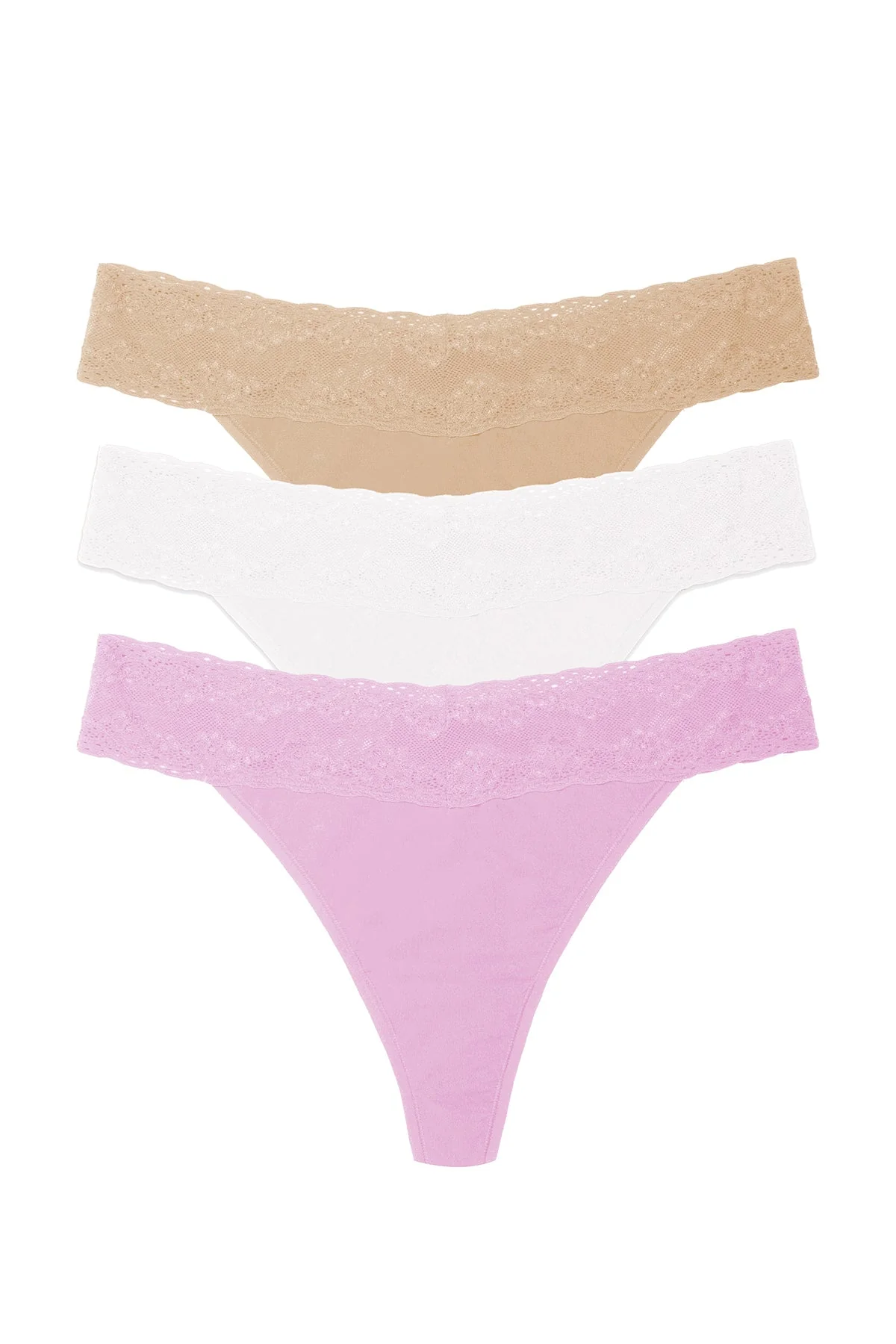 Bliss Perfection One Size Classic Thong 3-Pack