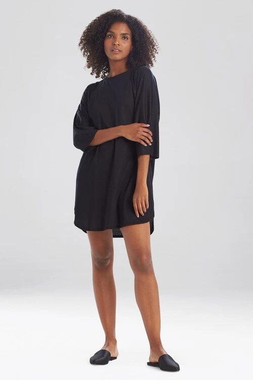 Bliss Solid Cotton Modal Sleepshirt - Image 4