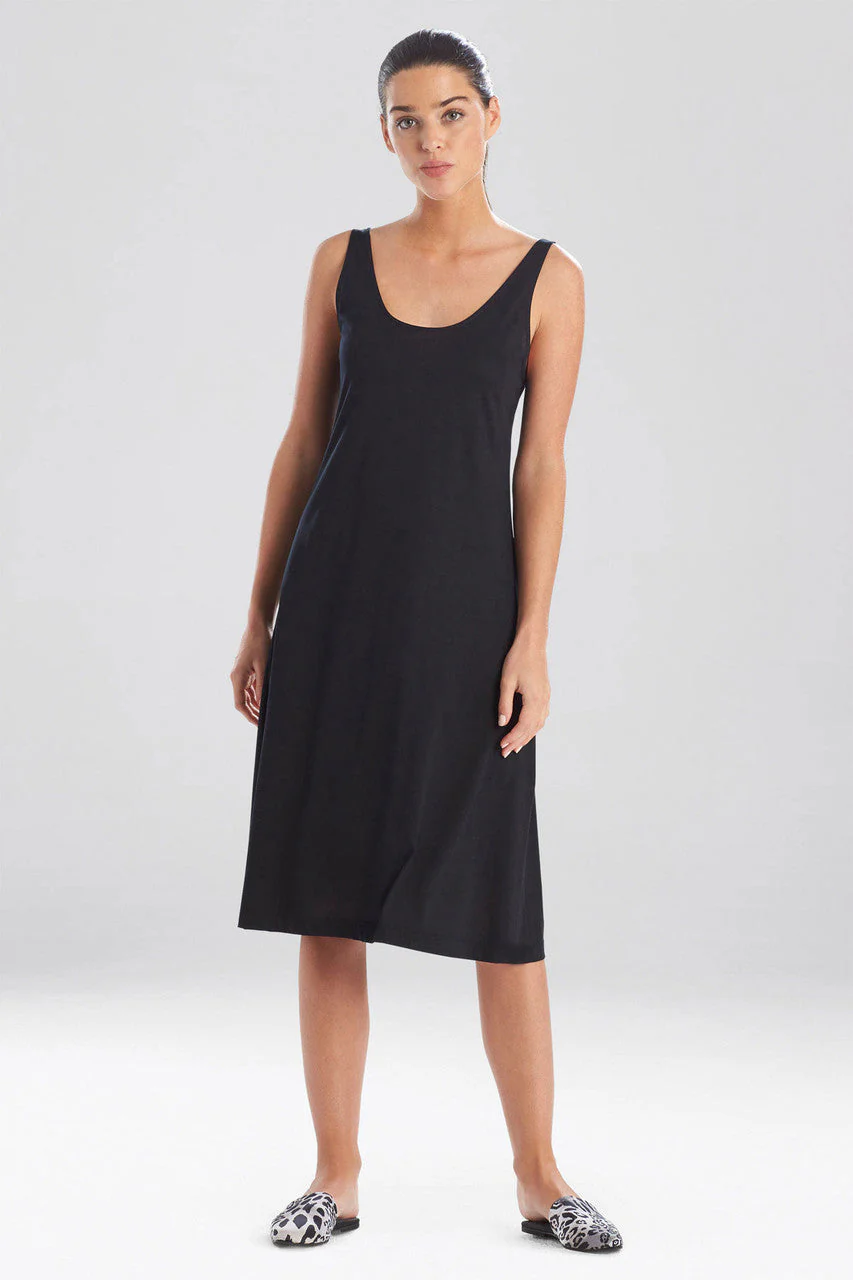 Bliss Solid Cotton Tank Dress - Image 3