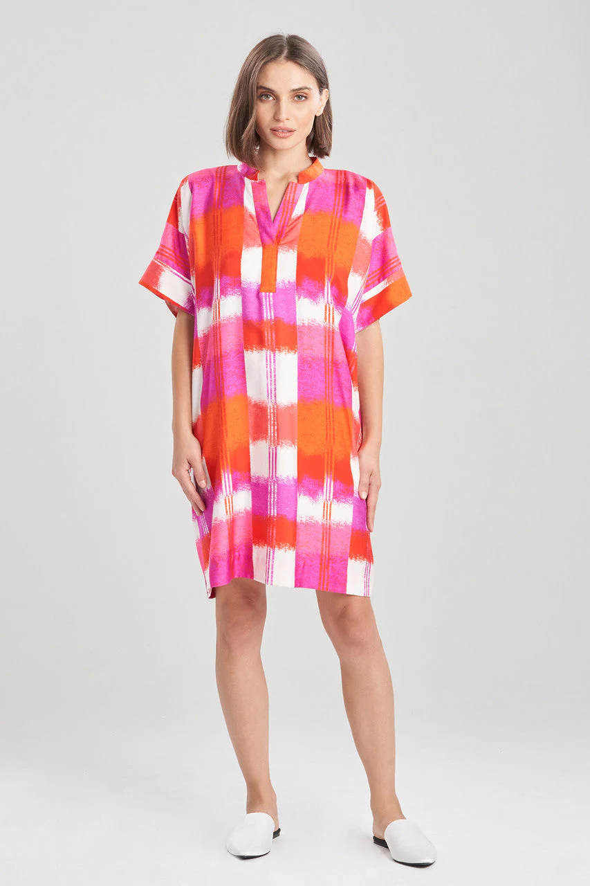 Boro-Cotton Silk Oversized Caftan Dress
