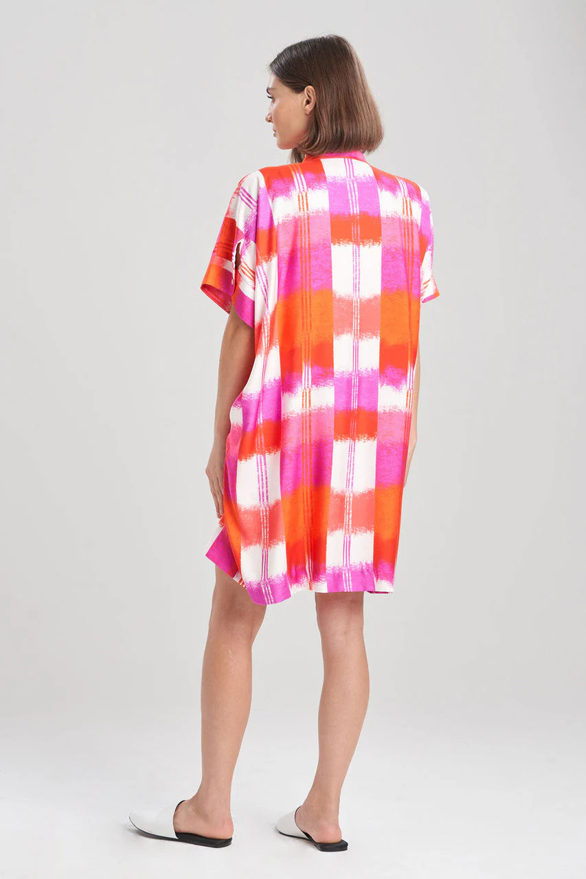 Boro-Cotton Silk Oversized Caftan Dress - Image 2