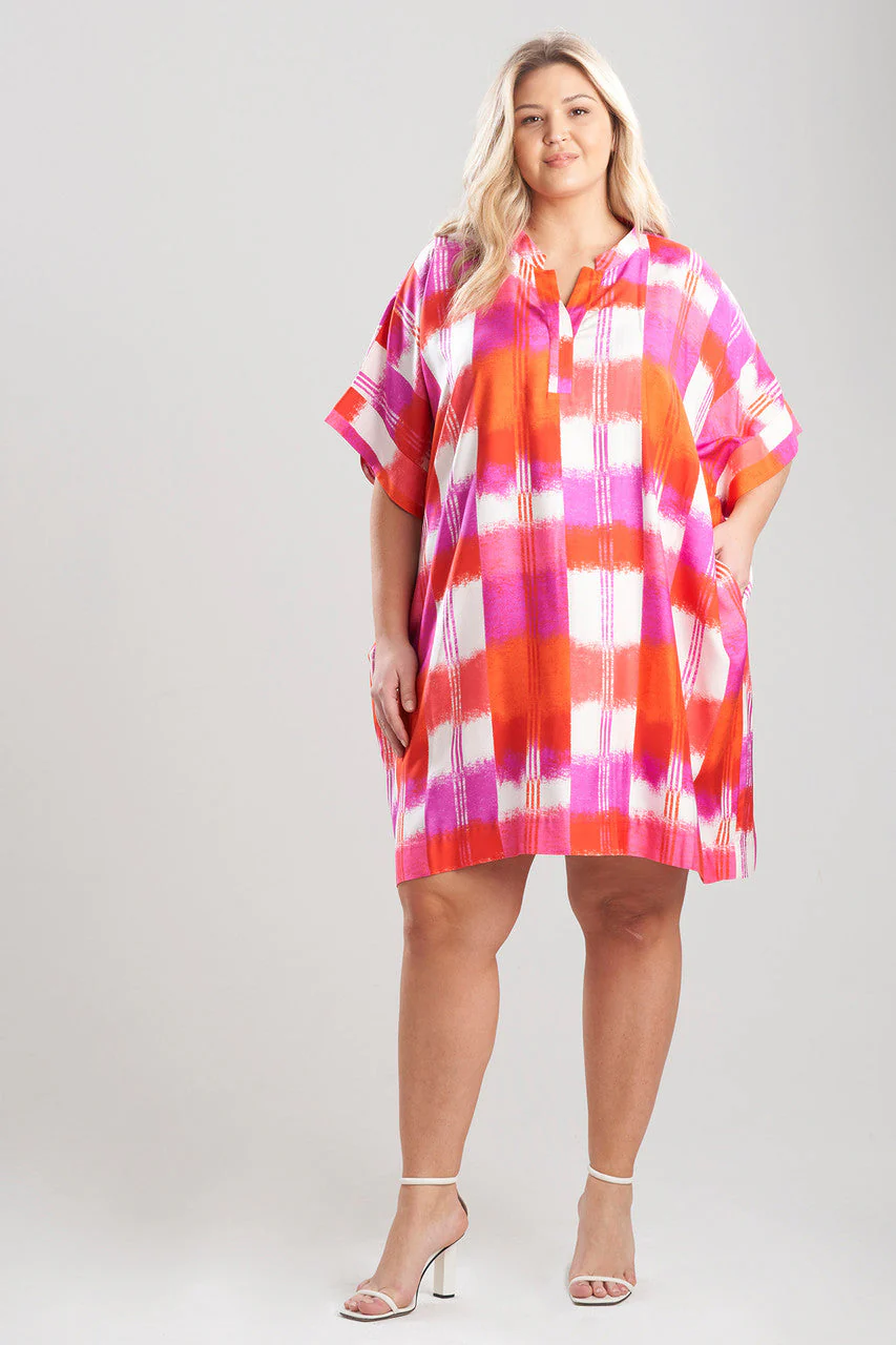 Boro-Cotton Silk Oversized Caftan Dress - Image 3