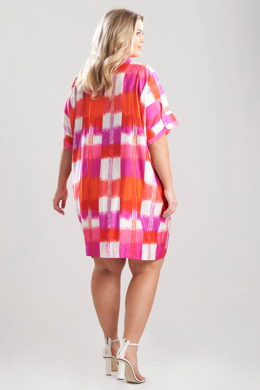 Boro-Cotton Silk Oversized Caftan Dress - Image 4