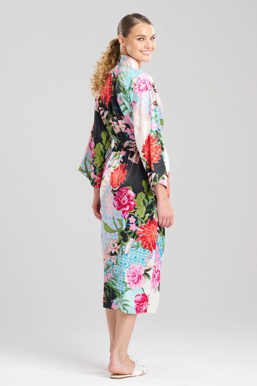 Botanique Satin Robe - Image 3