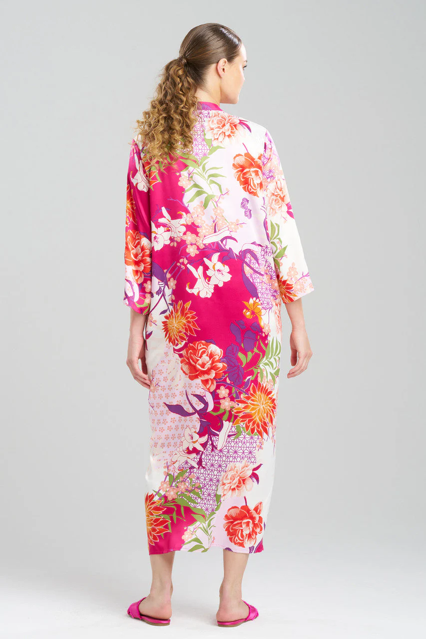 Botanique Satin Zip Caftan - Image 2