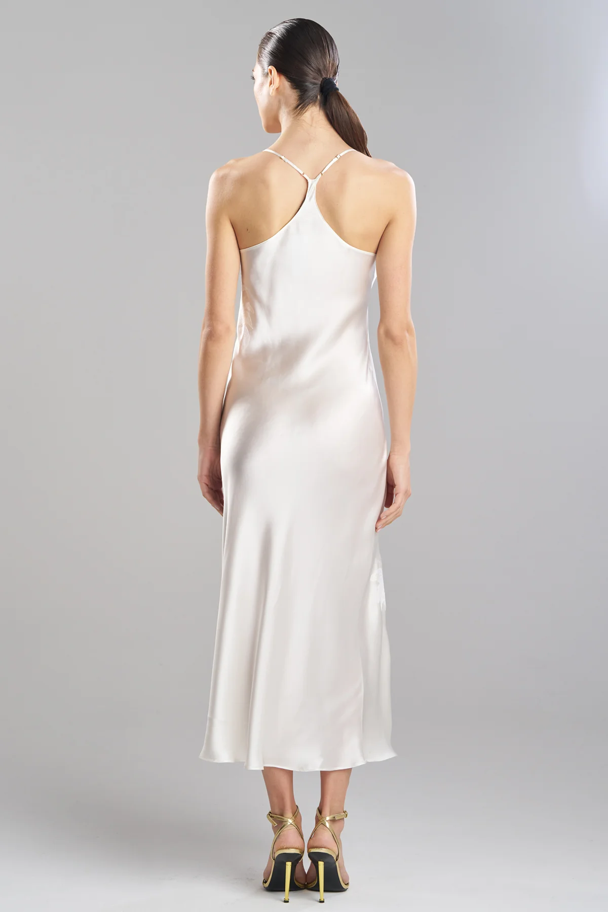 Bridal's Dream Embroidered Silk Slip Dress - Image 2