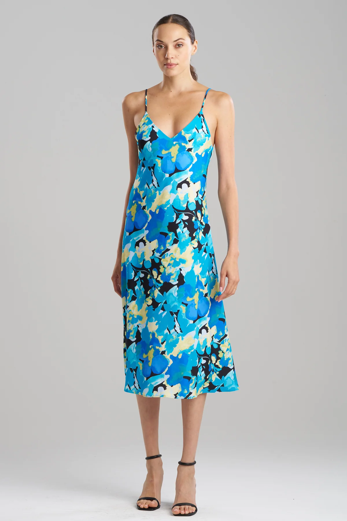 Bright Floral Slip Dress
