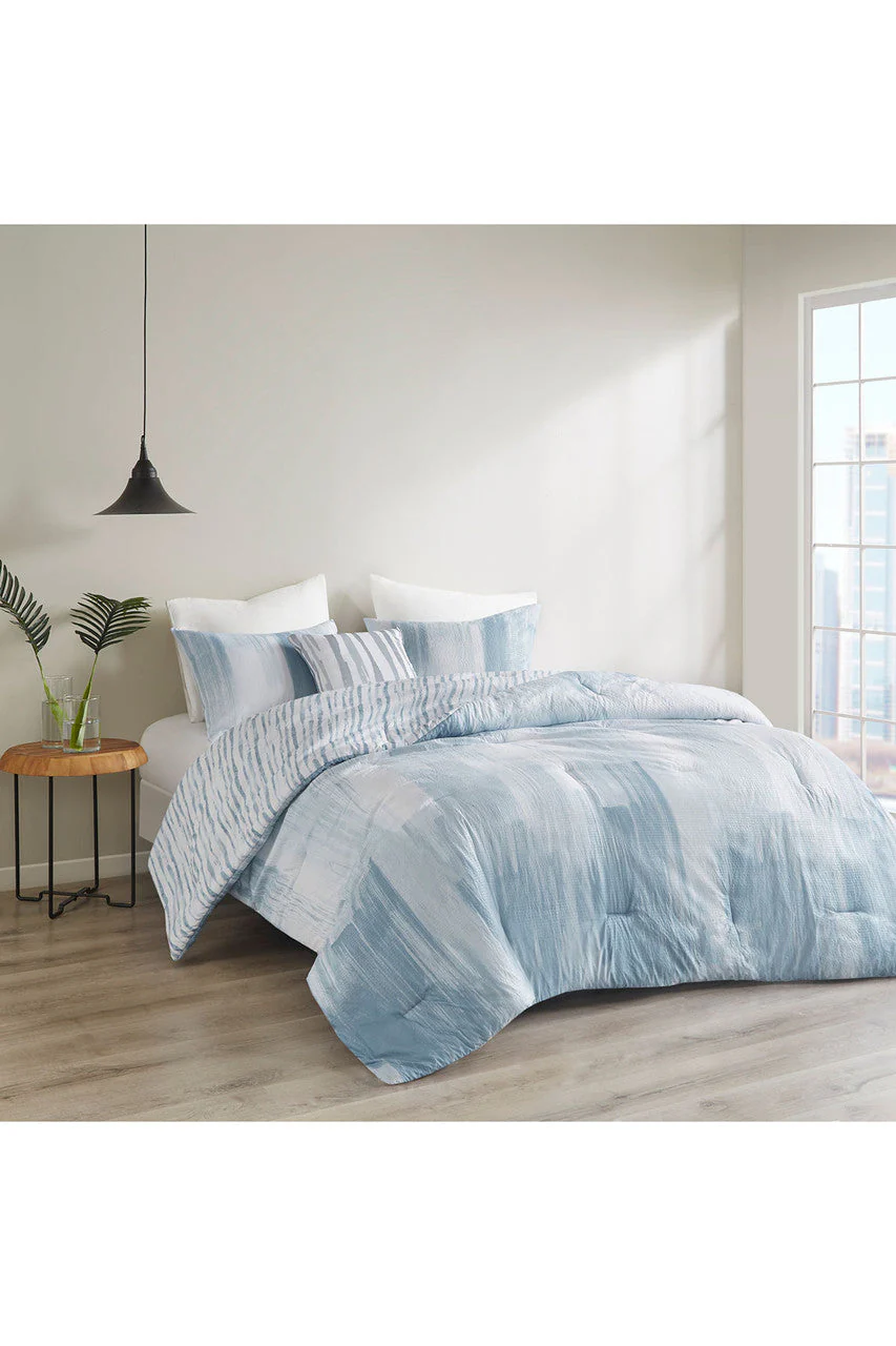 Brushstroke 4 Piece Comforter Mini Set - Image 2