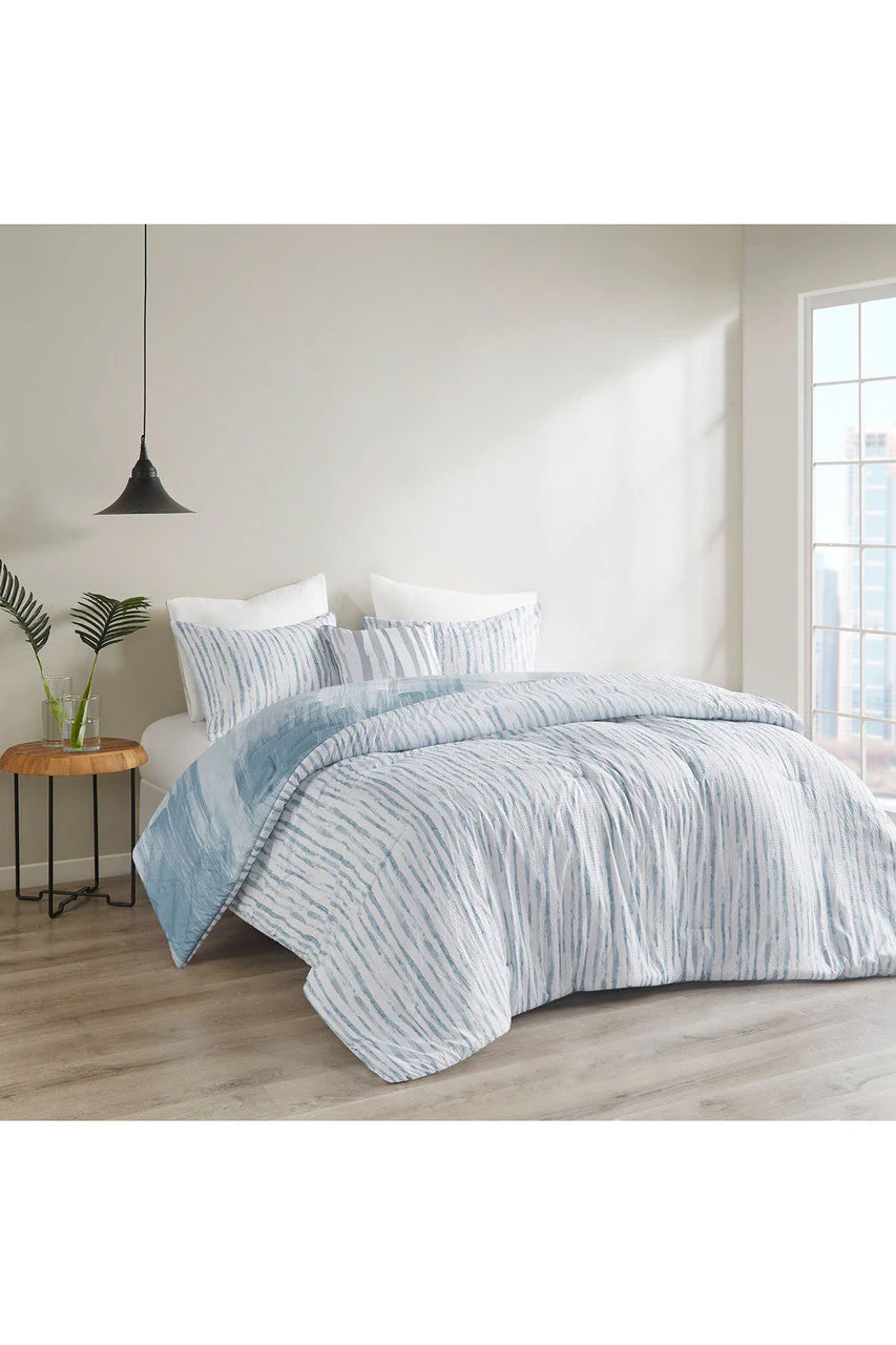 Brushstroke 4 Piece Comforter Mini Set - Image 4