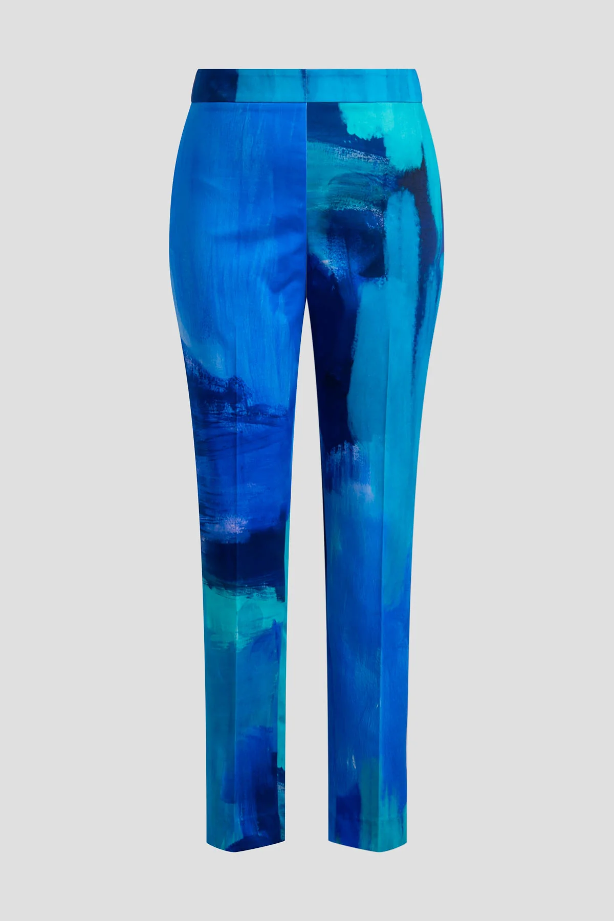 Brushstroke Cotton Chino Side Zip Pants - Image 4