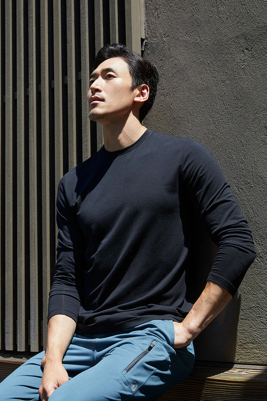Buji Jersey Modal Crew Neck Tee - Image 3