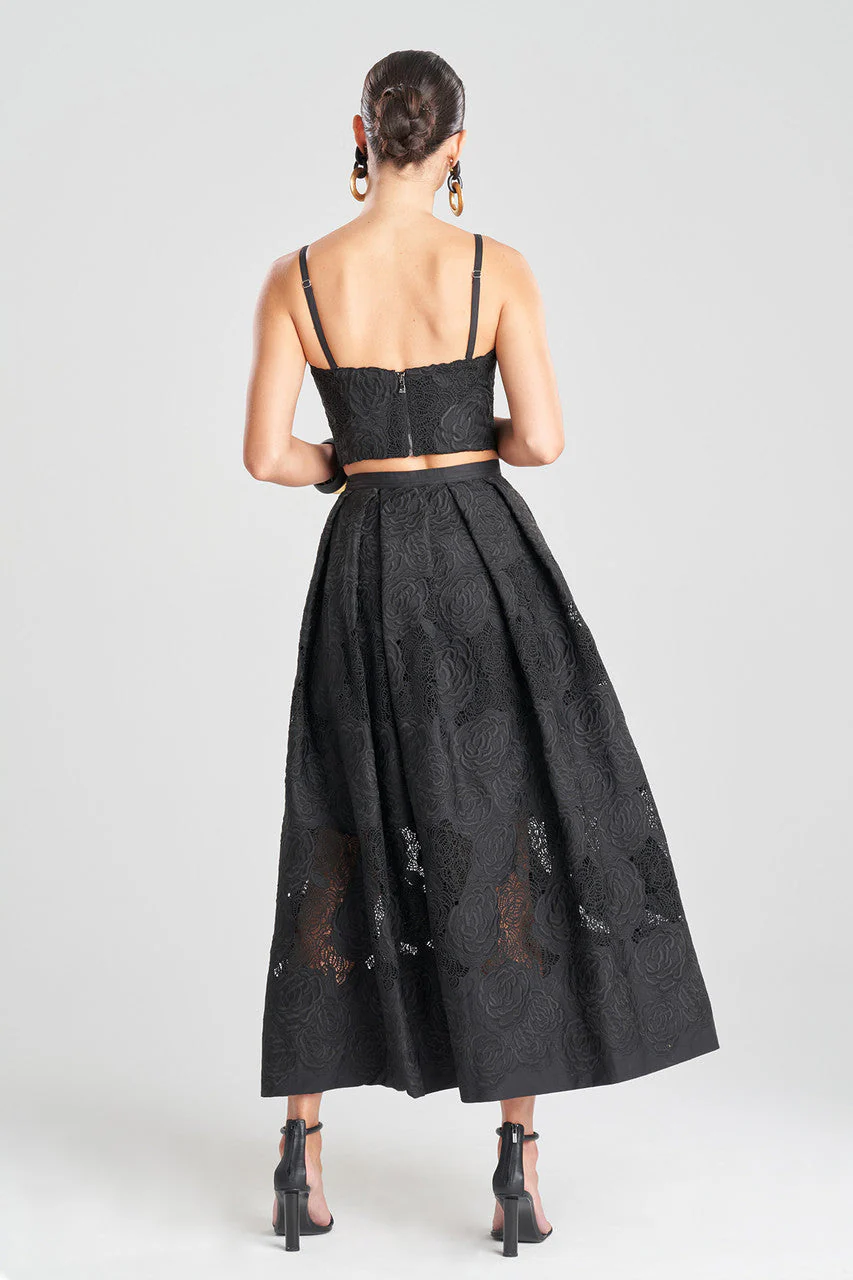 Calado Embroidery Cotton Skirt - Image 2
