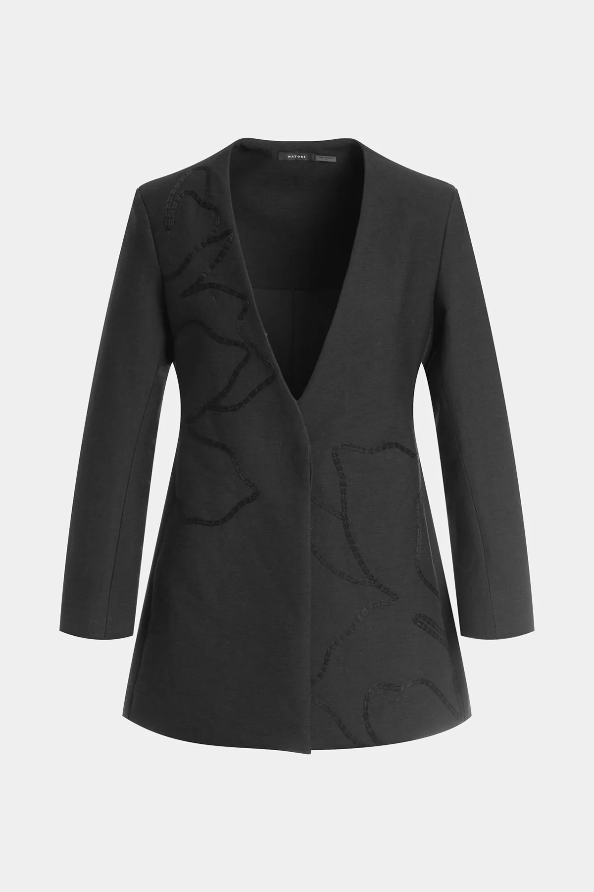 Canvas Cotton Embroidered Jacket - Image 4