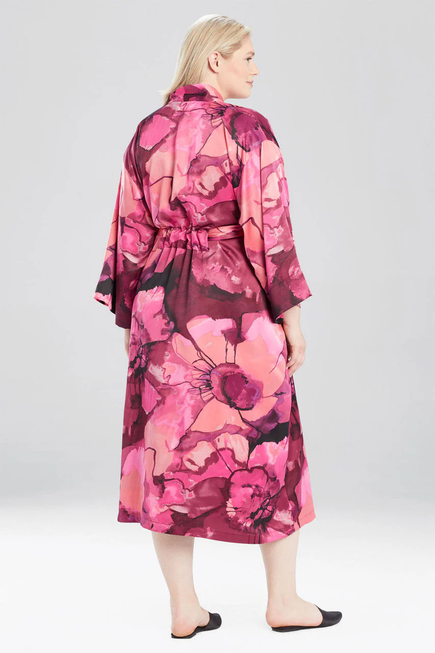 Canyon Lotus Satin Robe - Image 4